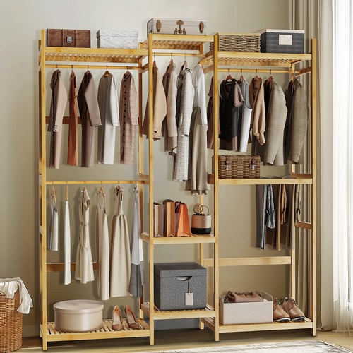 Large bamboo closet - closet, system
