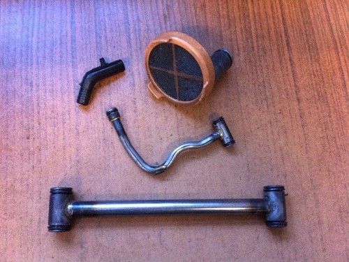 Oil strainer and pipe - ,