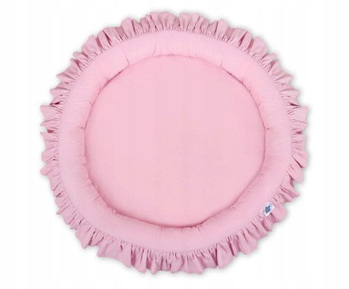 Pink frilled baby nest cocoon - pink,