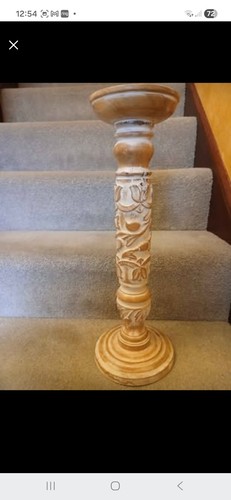 Wooden ornate pillar - ornate,