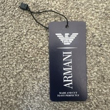ARMANI CLOTHING TAG LABEL