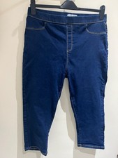 Peacock Jeggings Size 16 Blue