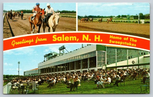 Vtg postcard salem - nh,