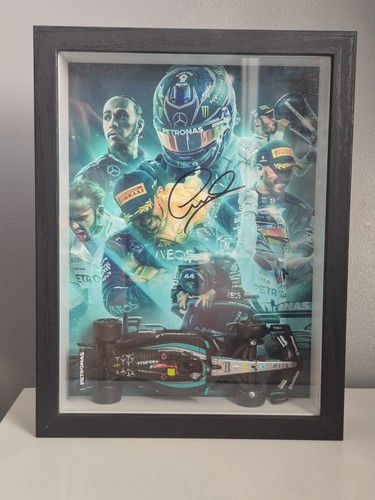 Lewis hamilton signed framed - hamilton,