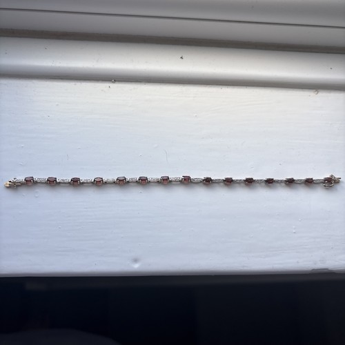 9ct gold garnet and - gold, diamond