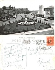 Vintage postcard burns - vintage,