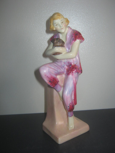 Rare royal doulton lido lady - royal,