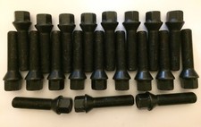20 X M14X1.5 BLACK 60° ALLOY
