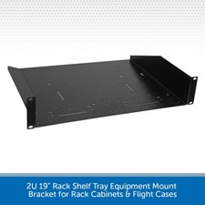 2U 19" Rack Shelf Tray