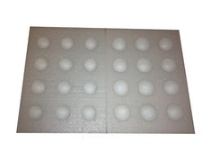45 polystyrene egg boxes for