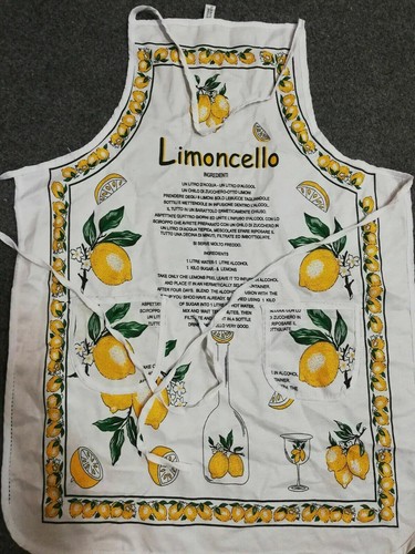 New lemon chefs apron front - chefs,