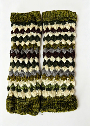 Hand knitted womens leg - hand,
