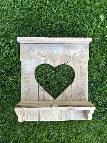 Handmade shelf with cut - handmade,