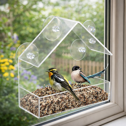 Window bird feeder - window,