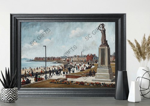 Framed lowry style image - lowry,