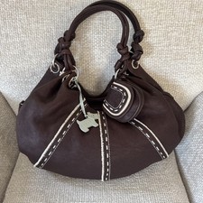 Radley London Brown Leather Ladies Hobo Bag & Coin Purse (With Protective Bag)