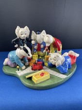 Royal Doulton Rupert Bears Toy Railway  2003 Ltd Ed Box + Certificate 427of 2500