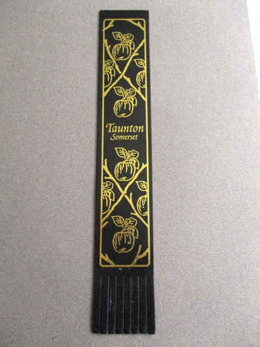 Leather bookmark taunton - leather,