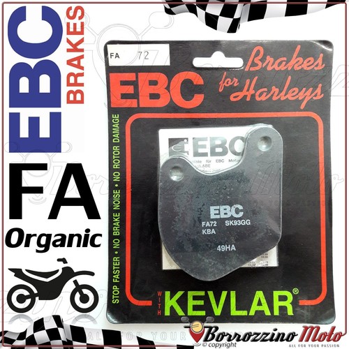 Brake pads rear ebc harley - pads,