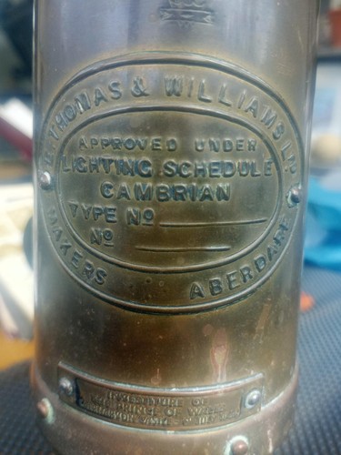 Miners lamp 1969 - miners,