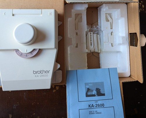 Brother ka2600 intarsia - brother,