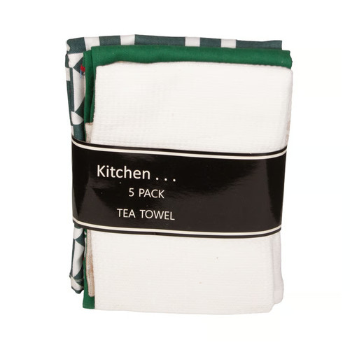 Pack cotton tea towels - 5,