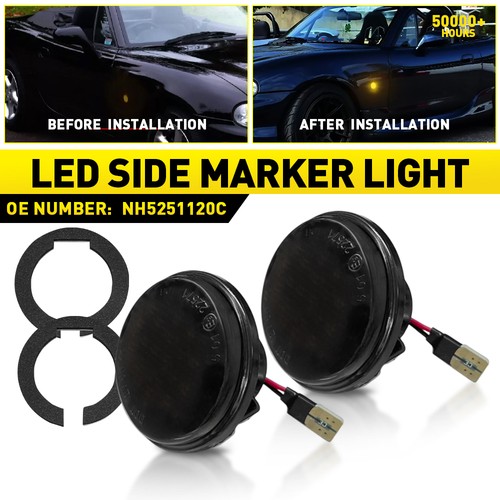 Smoked lens amber led - lens,