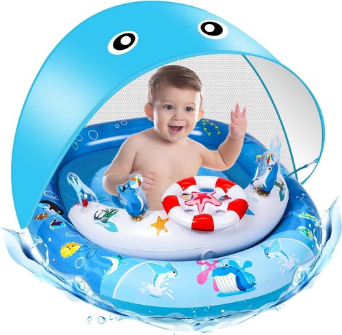 Baby swimming float canopy - baby,