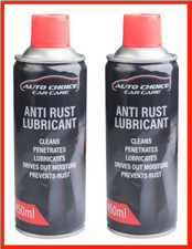 2x450ML Anti Rust Multi Purpose Lubricant Spray Clean Protect Penetrating Oil