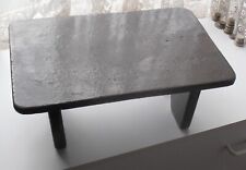 VINTAGE WOODEN FOOT STOOL /