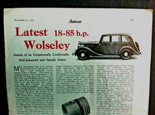 WOLSELEY 18-85hp - 1945 -