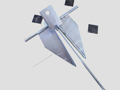 Galvanised 5kg danforth - 1.5kg,
