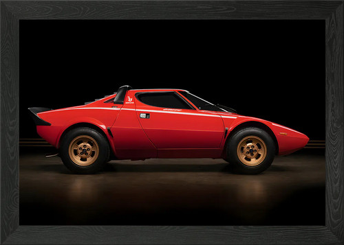 Lancia stratos side framed - lancia,