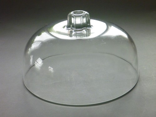 Vintage clear glass cake - vintage,