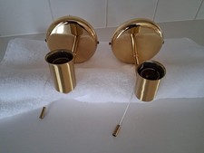 Wall Lights x 2 Gold By Dar Lighting Good Used Condition