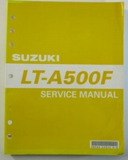 SUZUKI LT-A500F QUAD GENUINE OFFICIAL FACTORY WORKSHOP SERVICE MANUAL PRE-OWNED