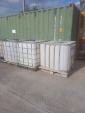 Concrete filled IBCs, 2t weight, perfect temporary security blocks/barriers 