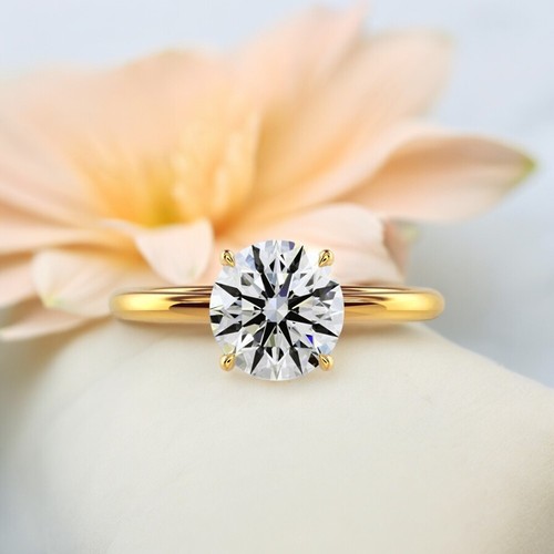 Diamond ring engagement gold - diamond,