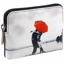 Ladies Beautifully Soft Leather Coin Purse Love Romantic Kiss by Golunski Graffi