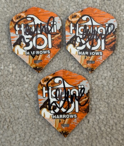 Rare personally signed harrows - personally,