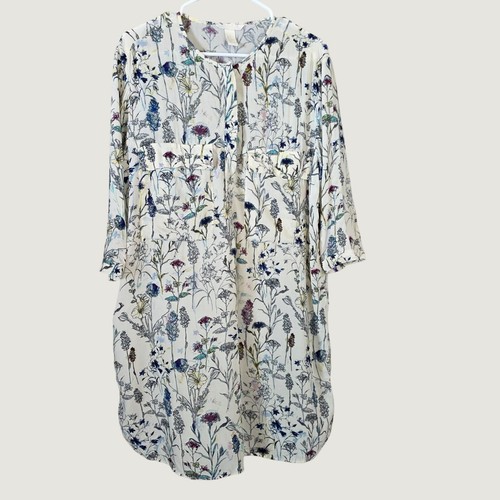 Womens floral tunic shirt - floral,