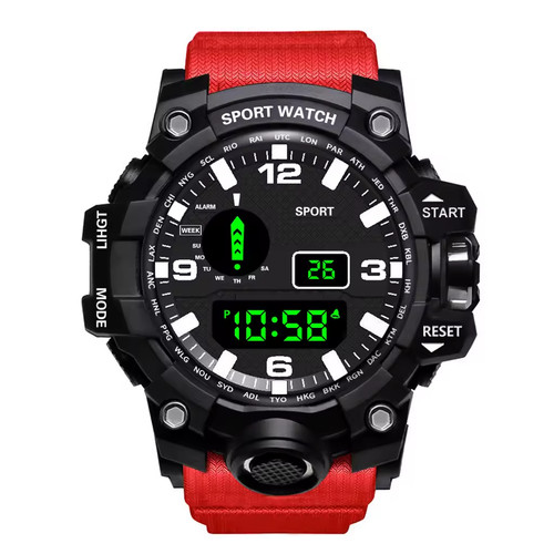 Mens sports digital watch - sports,