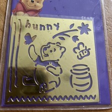 Disney Brass Stencil Pooh Bear