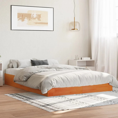 Rustic wooden small double - wooden,