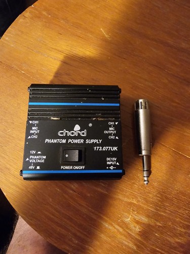 Chord channel phantom power - 2-channel,