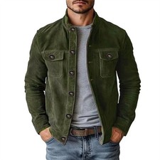 Mens suede jacket casual coats - mens,