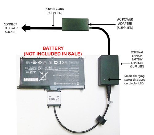 External laptop battery - external,