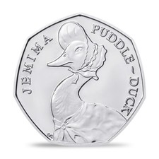 2016 Jemima Puddle-Duck 50p Coin Fifty Pence
