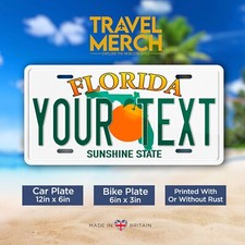 Florida personalised license - florida,