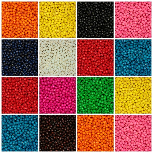 200 pcs 8mm round - 200, wooden